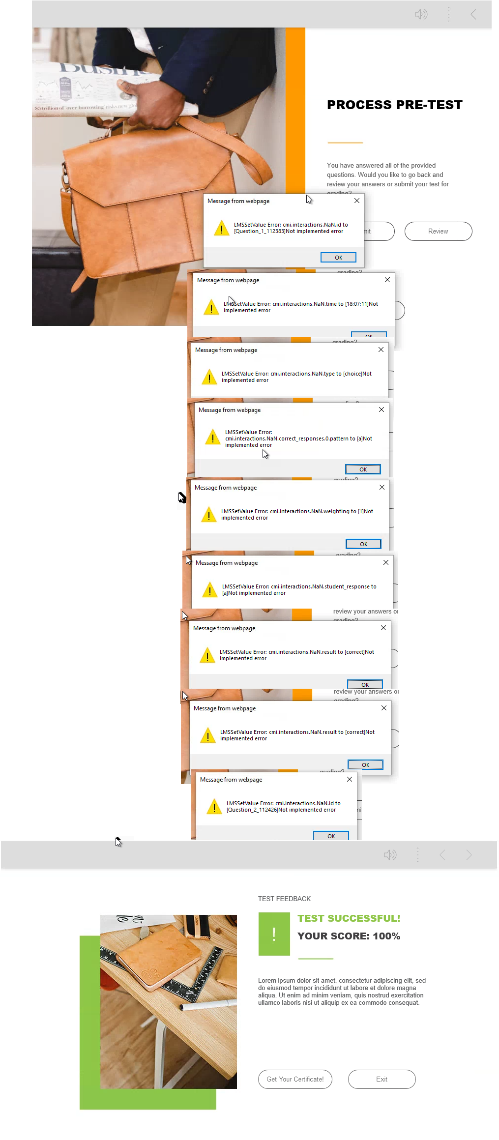LMS-issues-with-demo-Lectorta-package.png